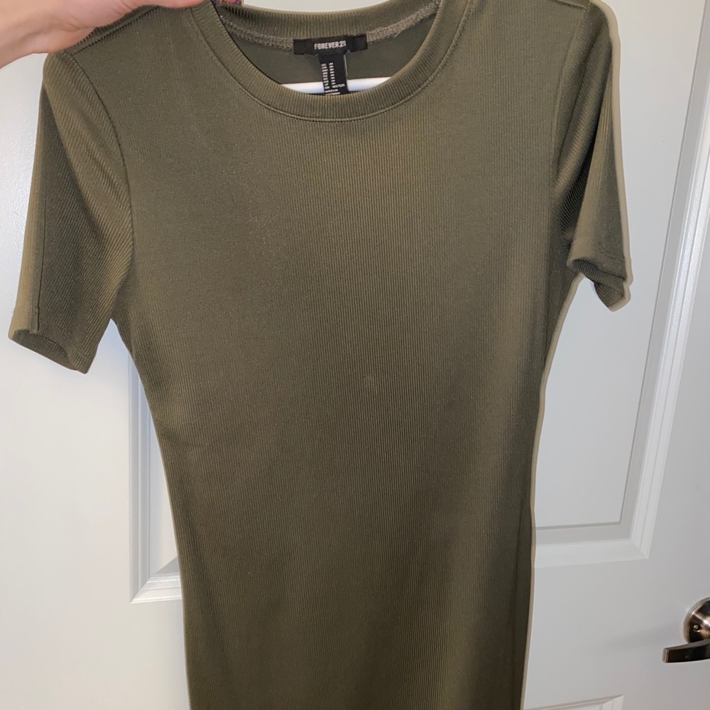 Forever 21 Fitted t-shirt dress